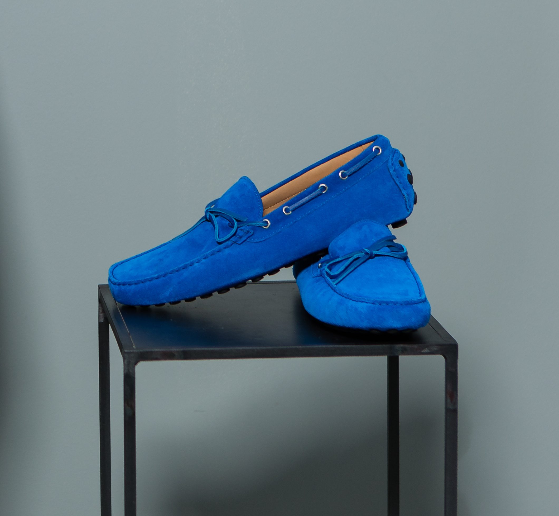 Suede Loafers Royal Blue